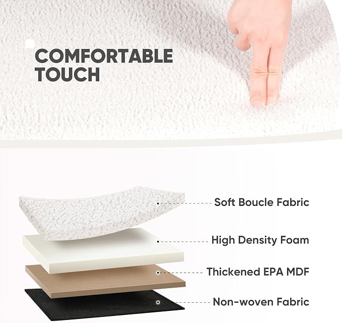 B FSOBEIIALEO Ottoman with Storage - Image 4