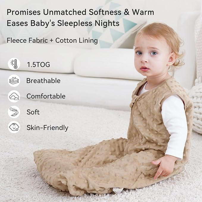 Fleece Baby Sleep Sack 6-12 Months - Image 2