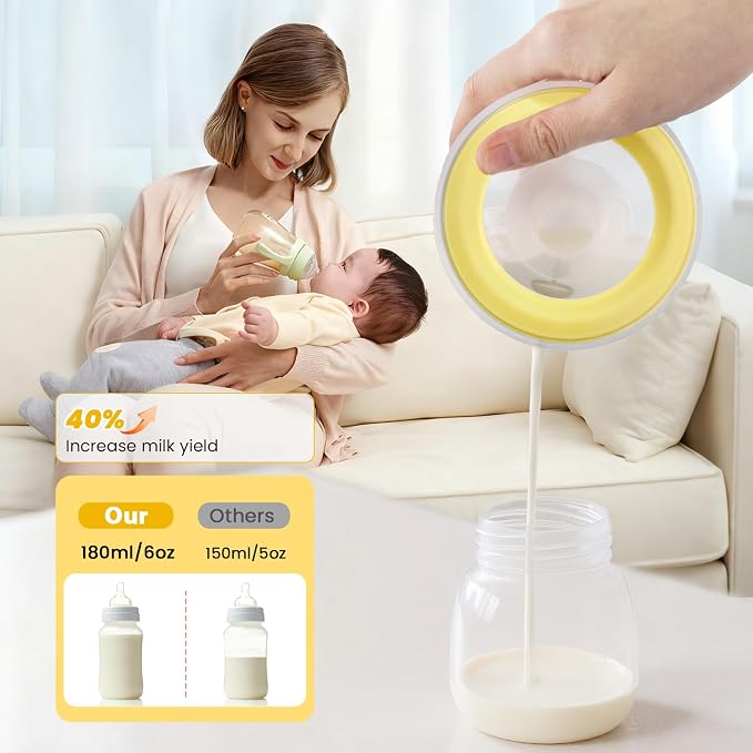 1308 Hands Free Breast Pump | SPA-Level Comfort Wearable Breastfeeding Pump 3 - Image 2