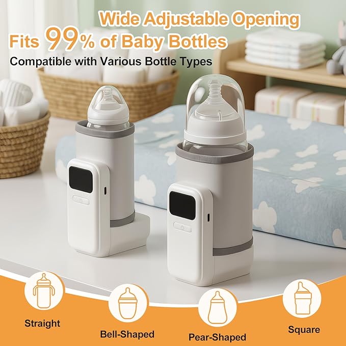 Portable Outdoor Travel Bottle Warmer Breast Milk & Formula Bottle Warmer Keeps - Image 3
