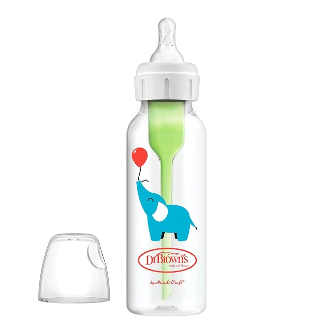 Dr. Brown’s Natural Flow® Anti-Colic Options+™ Narrow Baby Bottles 8 oz/250 mL - Image 5