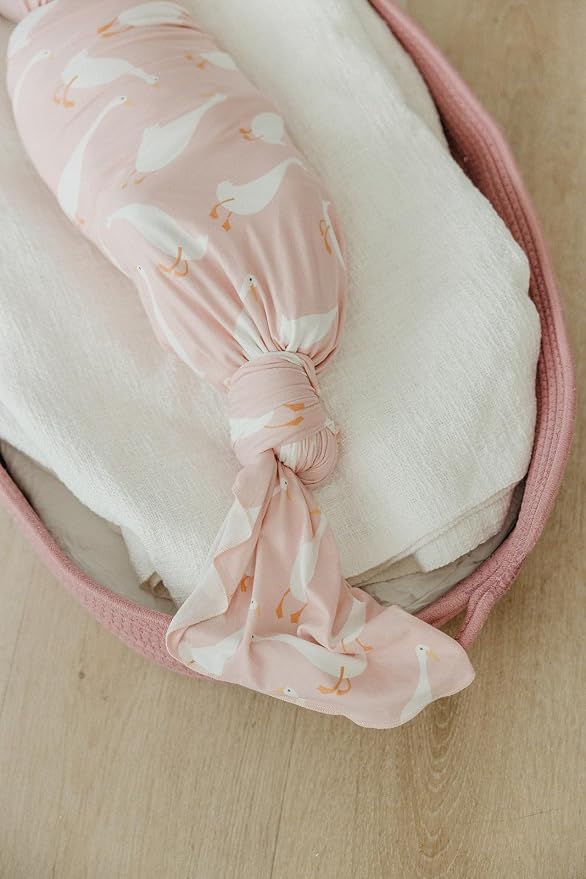 Copper Pearl Baby Swaddle Blanket - Image 4