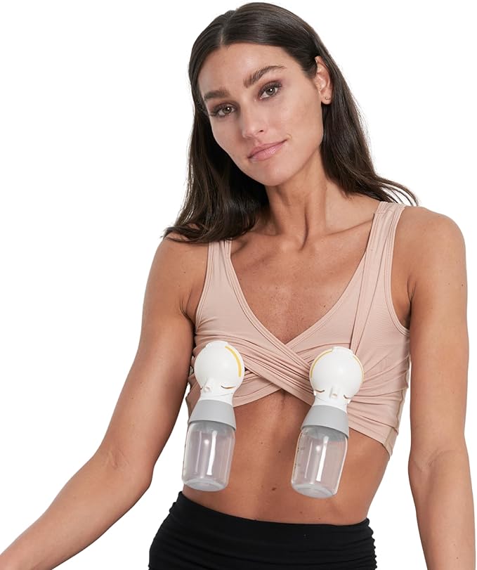 Larken Hands Free Pumping Bra for Breastfeeding | Breast Pump by Larken