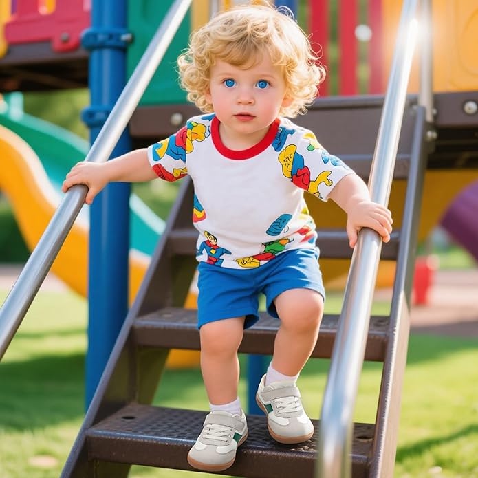 Toddler Wide Toe Box Shoes Zero Drop Minimalist Sneakers - Image 2