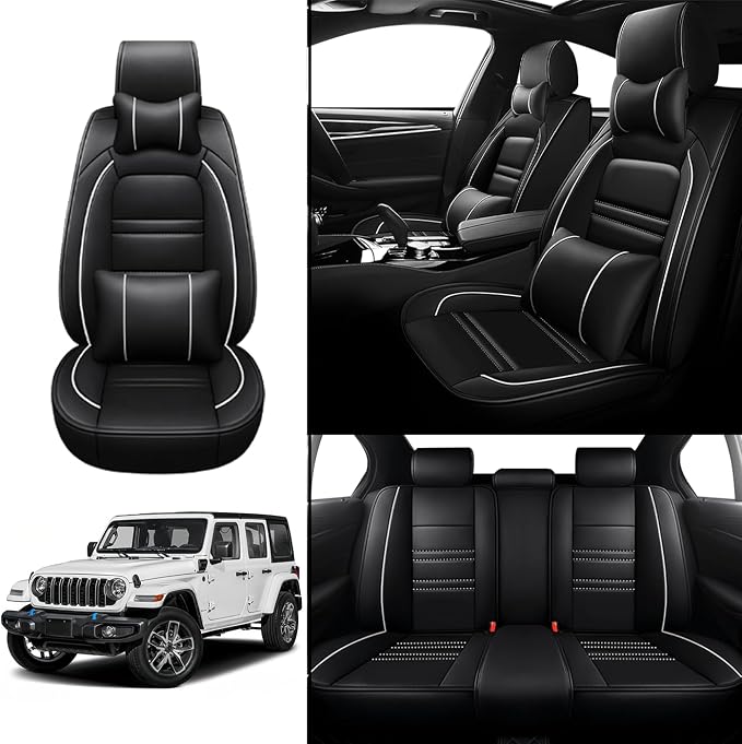 Car Seat Covers for JP Wrangler 2007-2025 | 5-Seats Seat Covers, Waterproof - Image 2