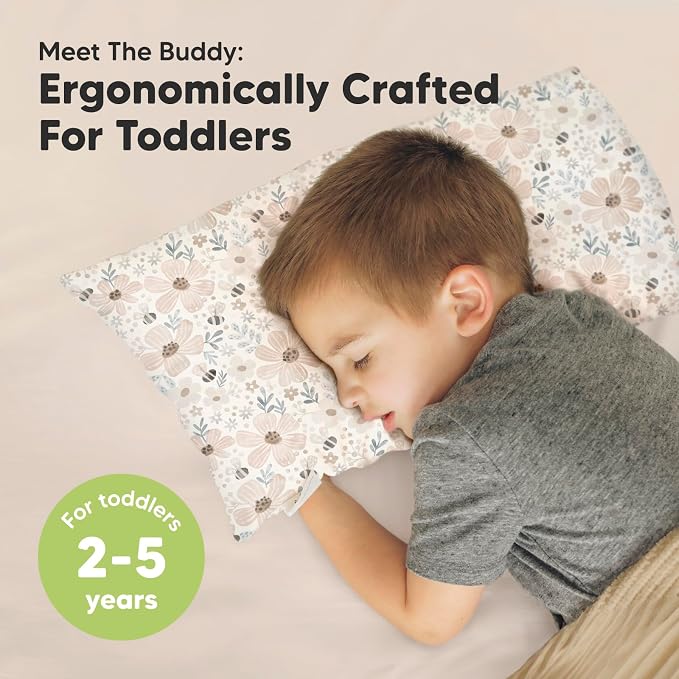 Toddler Pillow with Pillowcase - Image 2