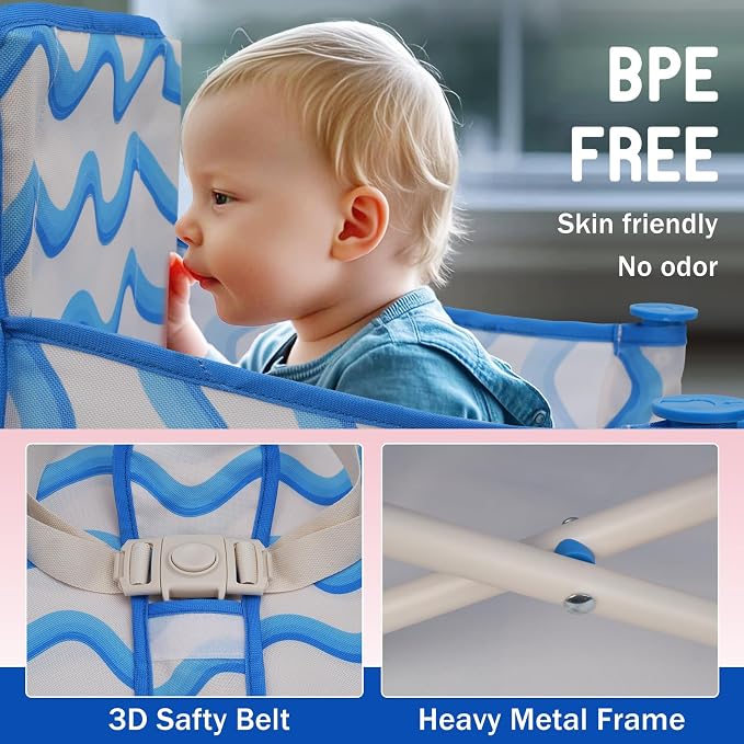 Tiny Marvels Portable 3-in-1 Baby Chair, Cozy Booster Seat, Baby Seat - Image 2