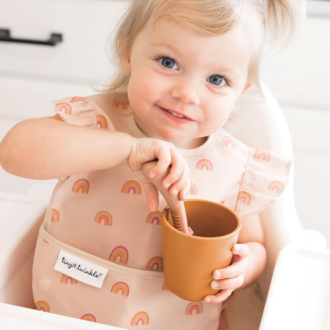 Tiny Twinkle Mess Proof Baby Bibs - Image 9