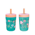 Zak Designs Kelso 15 oz Tumbler Set, Leak-Proof Screw-On Lid by ZakDesigns