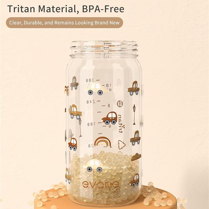 Evorie Tritan Spill Proof Toddler Straw Sippy Cup, 10 oz - Image 7