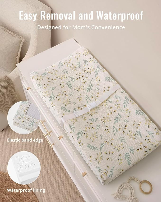 Blissful Diary Muslin Baby Changing Pad - Image 3