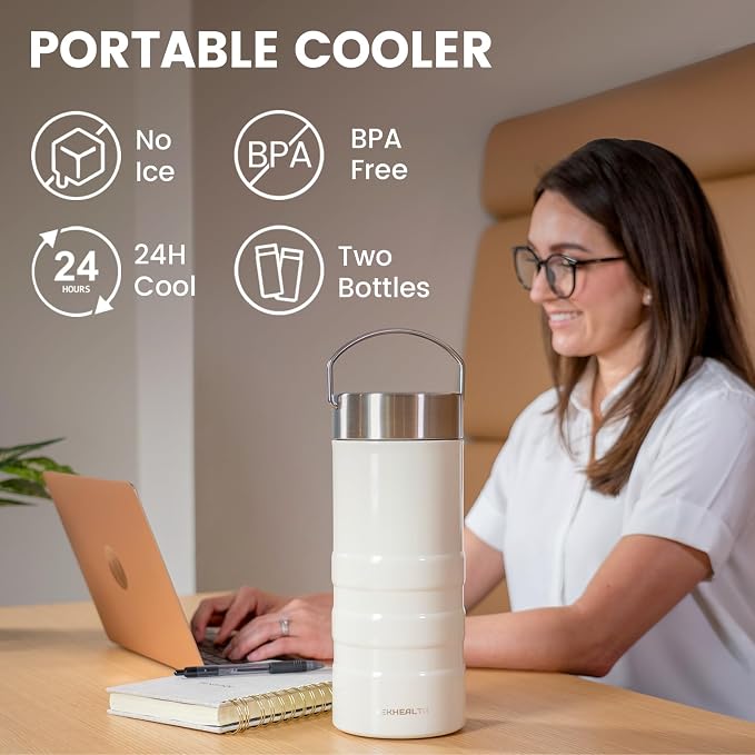 22oz Breast Milk Cooler for Work and Travel, 24 Hours All-Day Cooling, Large - Image 4