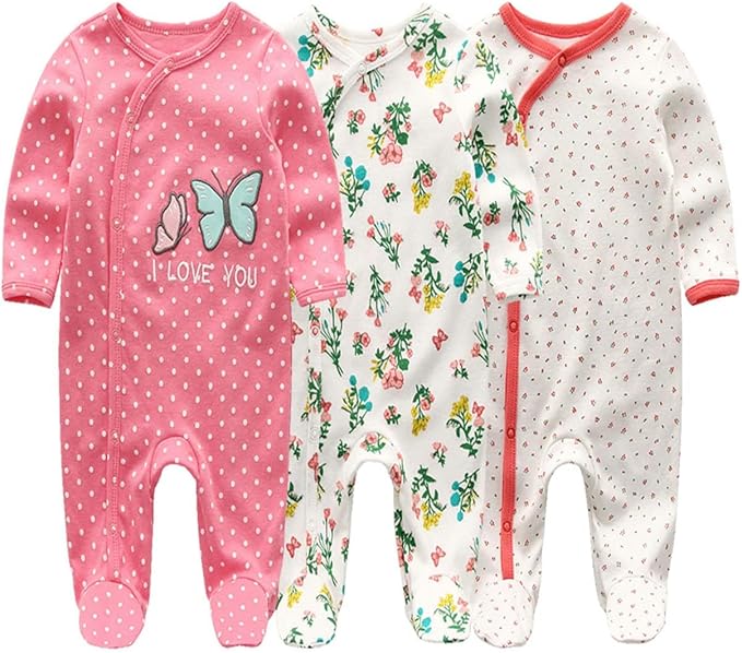 Newborn Layette Gift Set 27-Piece Baby Girl Clothes Bodysuits, Pants Essentials - Image 2