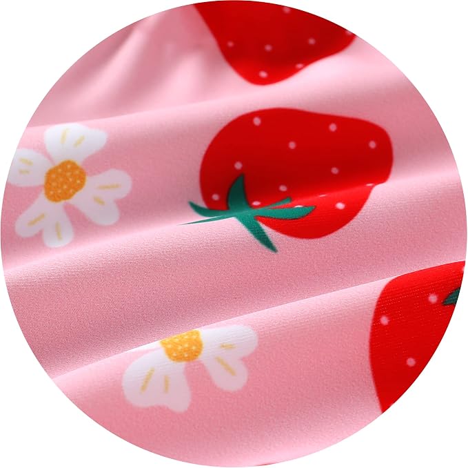 Newborn Baby Girl Ruffle Swimsuit Infant Toddler One Piece Floral Bikini Beach - Image 7