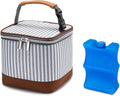Breastmilk Cooler Bag with Ice Pack Fits 4 Baby Bottles Up to 5 Ounce, Baby by BABEYER