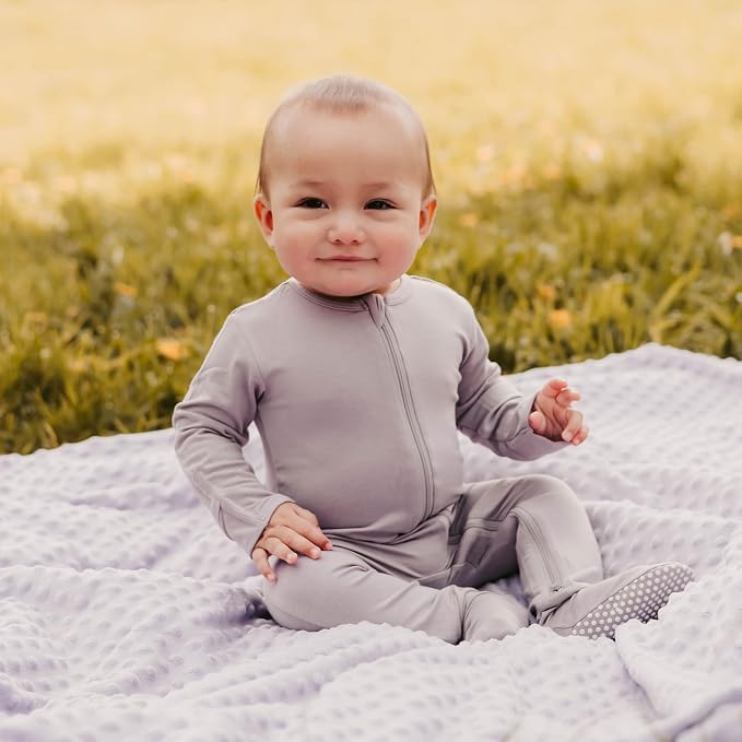 Bamboo Little Soft Baby Footie Pajamas, Baby Clothes, Newborn Sleepers - Image 7