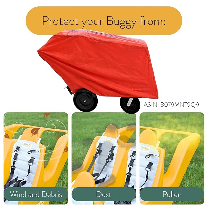 Children’s Factory 6-Passenger Bye-Bye Buggy, Daycare Multi-Passenger Stroller - Image 7