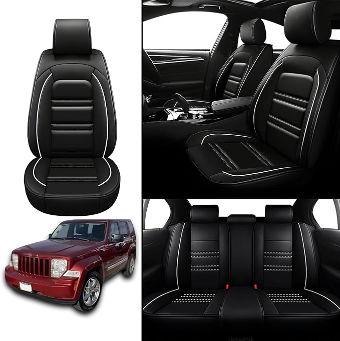 Seat Covers for JP Liberty 2002-2012 | 5-Seats Leather Seat Covers - Image 2