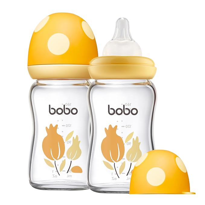 YOHKOH Natural Glass Baby Bottle by Home