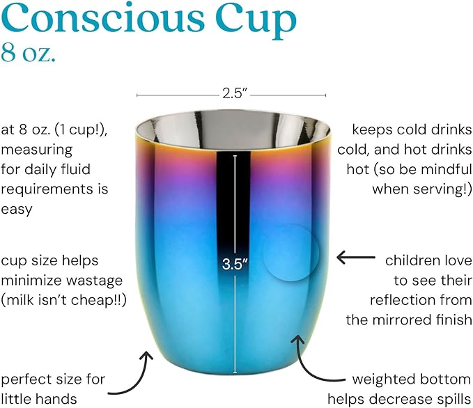 Ahimsa Stainless Steel Kids Cup - Image 2