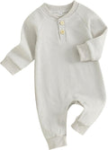 Kuriozud Newborn Infant Unisex Baby Boy Girl Clothes Button Romper Jumpsuit by Kuriozud