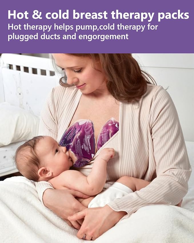 Breastfeeding Essentials Kit for Nursing Moms Nipple Relief, 60 Piece Gift Set - Image 3