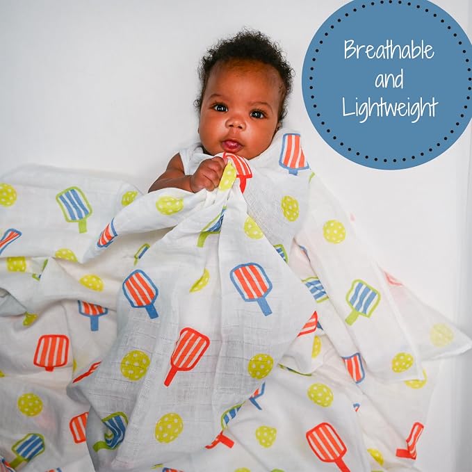 LollyBanks Swaddle Blanket, 100% Cotton Baby Blanket, Soft Muslin Swaddle - Image 5