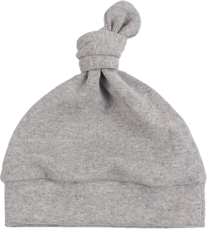 JANGANNSA Newborn Baby Hat Infant Baby Boys Beanie Top Knot Stretchy Hats by JANGANNSA