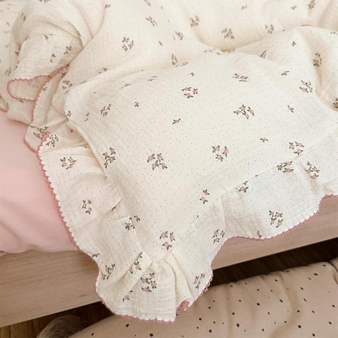 AOJIM Cotton Muslin Kids Toddler Pillowcase - Image 6