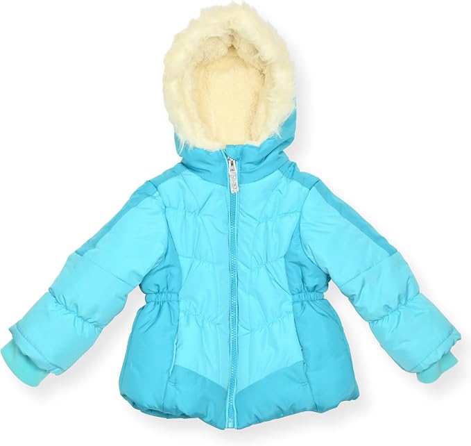 Arctic Quest Little Girls Bib Snow Pants and Ski Jacket Water-Resistant Snowsuit - Image 2