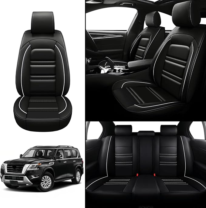 Seat Covers for Nissan Car Armada 2004-2024 | 5-Seats Leather Seat Covers - Image 2