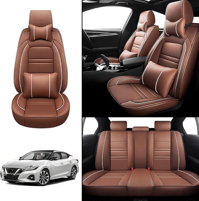 Car Seat Covers for Nissan Car Maxima 1999-2023 | 5-Seats Seat Covers, - Image 2
