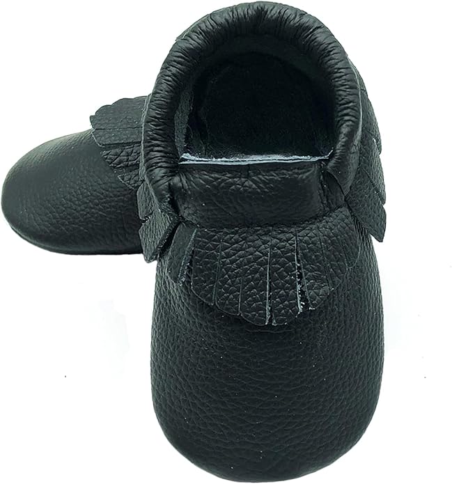 OWLOWLA Baby Moccasins Soft Sole Leather Baby Shoes Infant Toddler Pre-Walker by Owlowla
