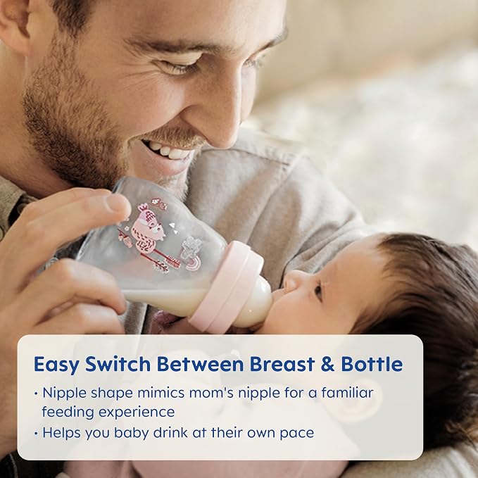 MAM Premium Glass Baby Bottles, Easy Switch Between Breast and Bottle, Feel - Image 4