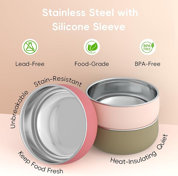 Bella's Friends Stainless Steel Baby Bowls - Image 3