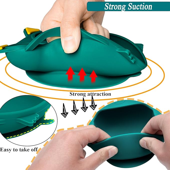 Silicone Feeding Set, Baby Led Weaning Supplies - Image 2