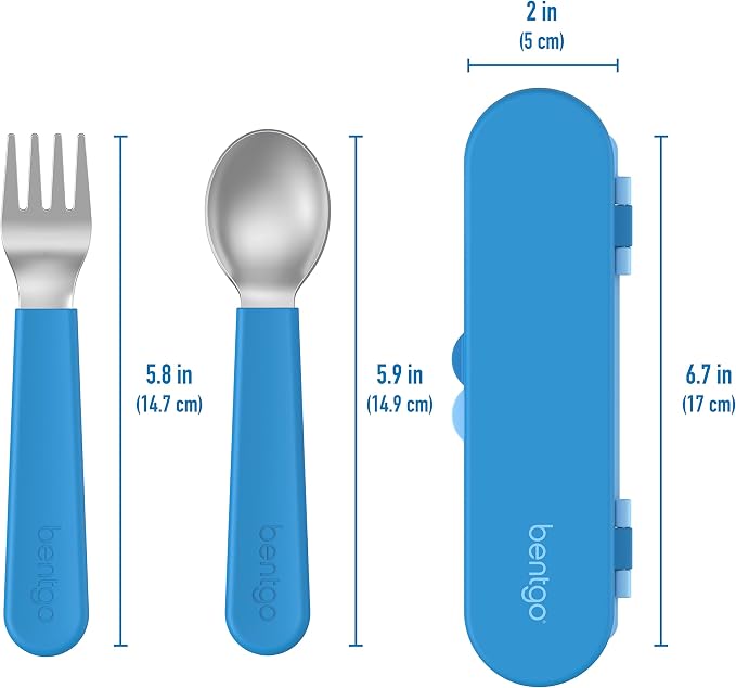 Bentgo® Kids Stainless Steel Utensil Set - Image 5