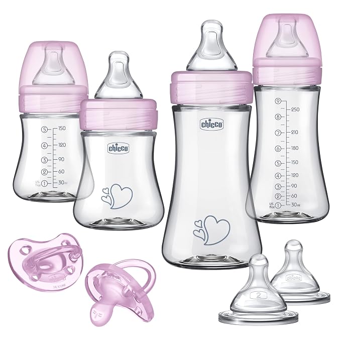 Chicco Duo Newborn Hybrid Baby Bottle Starter Gift Set by ChiccoUSA