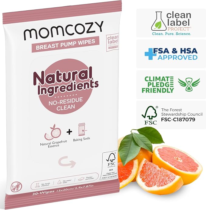 Momcozy Natural Breast Pump Wipes - Image 5