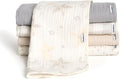 Gerber Baby Unisex Muslin Burp Cloths 5-Pack, Large Size 20" x 10" by Gerber