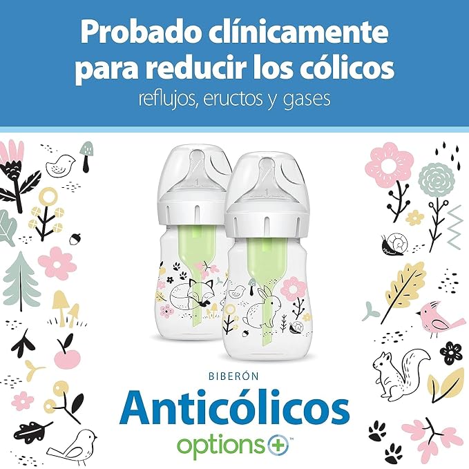 Dr. Brown’s Natural Flow® Anti-Colic Options+™ Wide-Neck Baby Bottle Designer - Image 12