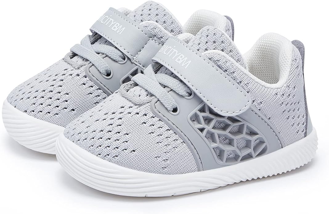 BMCiTYBM Baby Boy Girl Shoes Breathable Mesh Walking Shoes Lightweight Non-Slip by BMCiTYBM