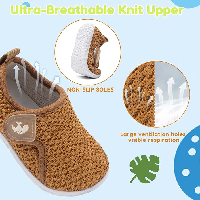 FEETCITY Baby Boys Girls First Walking Shoes Infant Sneakers Crib Shoes - Image 3