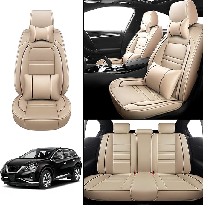 Car Seat Covers for Nissan Car Murano 2003-2025 | 5-Seats Seat Covers, - Image 2