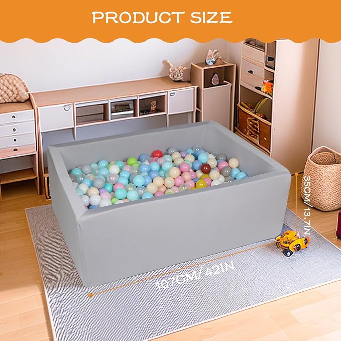 Foam Ball Pit - 42"x 30"x 13.8" Ball Pits - Image 5