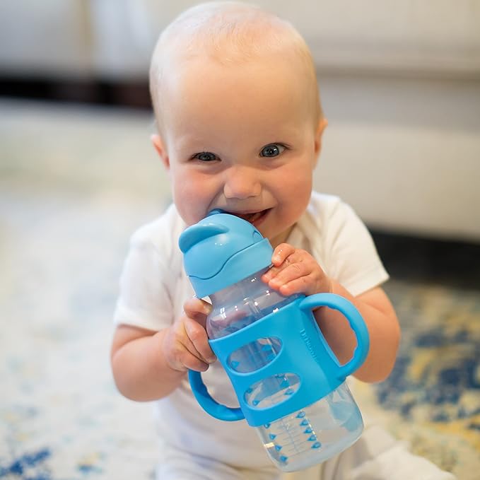 Dr. Brown's Milestones Wide-Neck Sippy Straw Bottle - Image 2