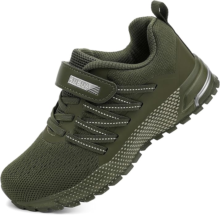 KUBUA Kids Sneakers for Boys Girls Running Tennis Shoes Lightweight Breathable by KUBUA