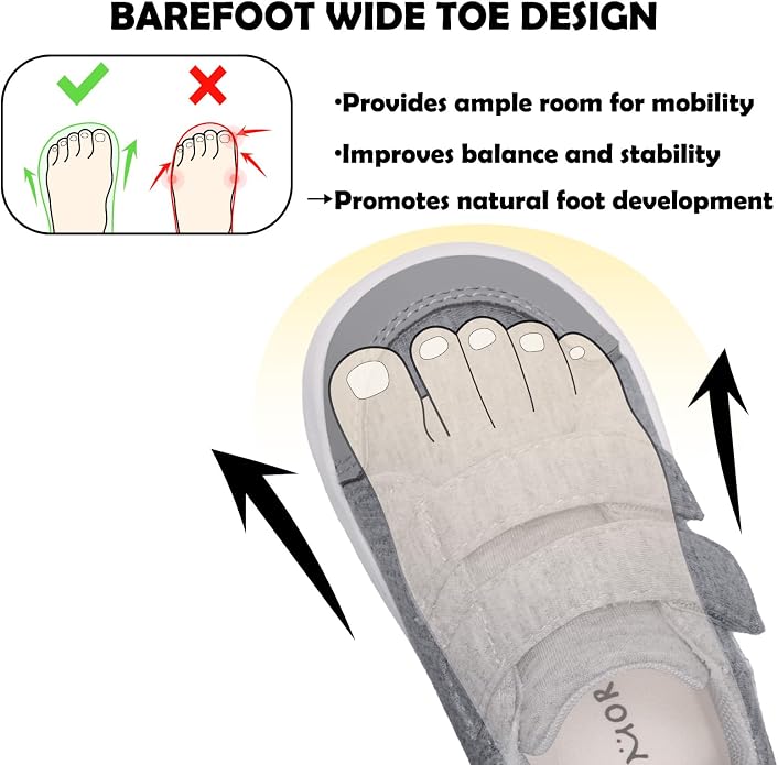 MORENDL Wide Toe Box Shoes Toddler Barefoot Shoes Baby Walking Shoe Boy Girl - Image 2