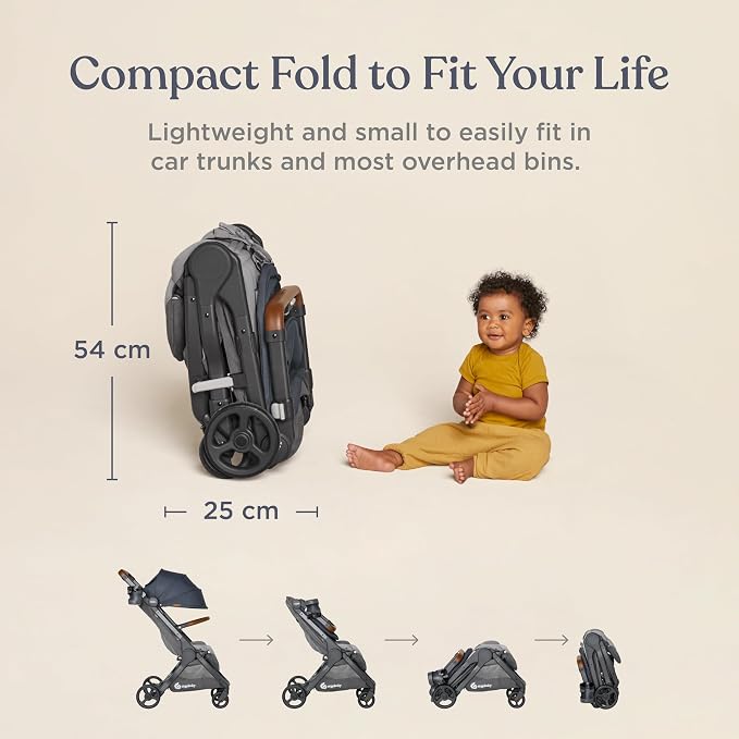 Ergobaby Metro+ Deluxe Compact Baby Stroller - Image 5