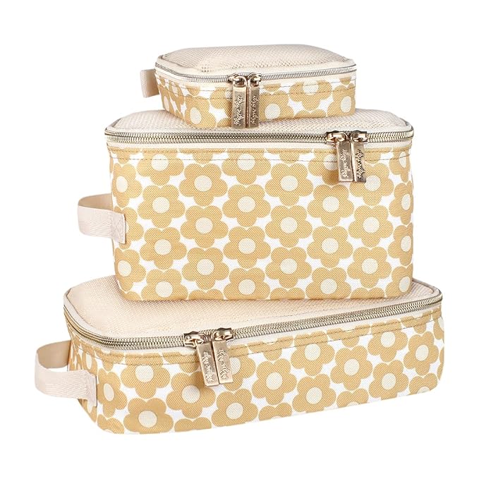 Itzy Ritzy Packing Cubes for Travel – Set of 3 Packing Cubes or Travel by ItzyRitzy
